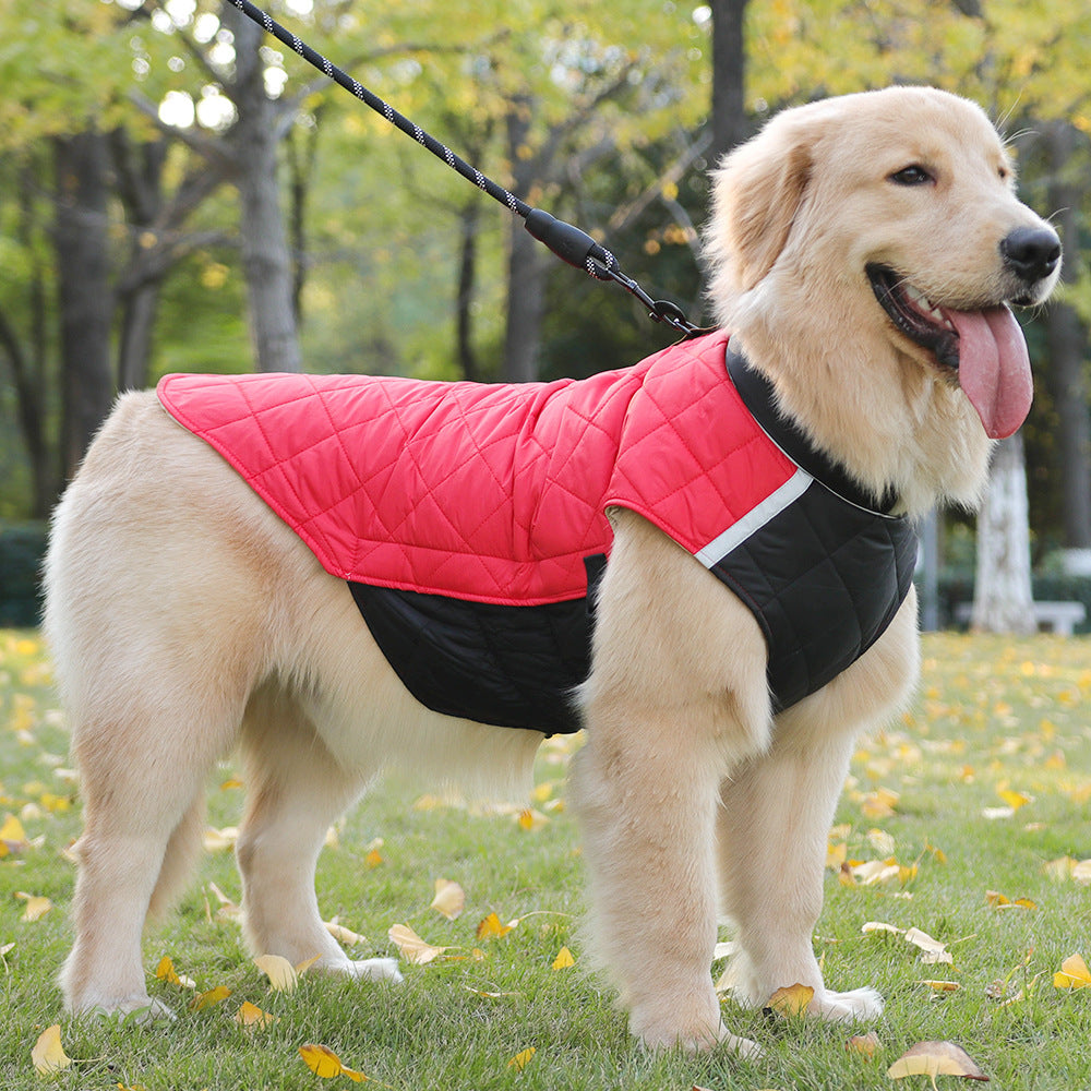 Dog Jacket Warm Coat, Winter Clothing, Windproof Pet Apparel Cold Weather, Puppy  Dog Coat  for Small Medium Large Dogs Red XS